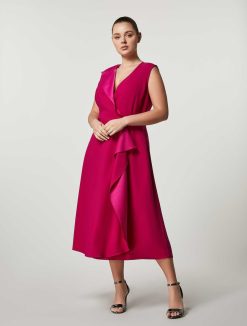 Marina Rinaldi Robe Envers En Crepe Satine | Robes