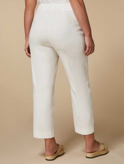 Marina Rinaldi Pantalon En Lin Et Coton | Pantalon