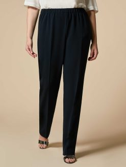 Marina Rinaldi Pantalon Classique En Cady De Triacetate | Pantalon