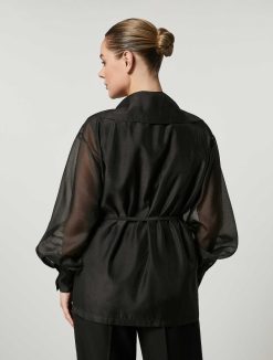 Marina Rinaldi Blazer En Organza | Veste Et Blazers