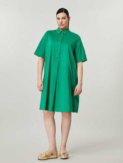 Marina Rinaldi Robe En Popeline De Coton | Robes