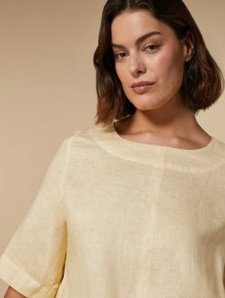 Marina Rinaldi Chemisier En Lin | Blouses Et Chemises