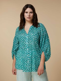 Marina Rinaldi Chemise En Voile De Coton | Blouses Et Chemises