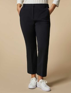 Marina Rinaldi Pantalon Evase En Coton Melange | Pantalon