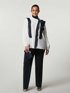 Marina Rinaldi Blouse Tissu Fluide | Blouses Et Chemises