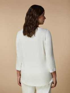 Marina Rinaldi T-Shirt En Jersey De Viscose | Essentiel