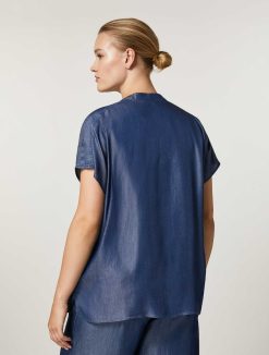 Marina Rinaldi Chemise En Serge | Blouses Et Chemises