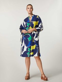 Marina Rinaldi Robe En Popeline De Coton | Robes