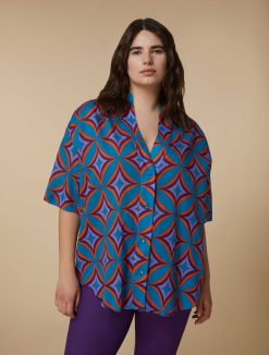 Marina Rinaldi Chemise En Mousseline Imprimee | Blouses Et Chemises