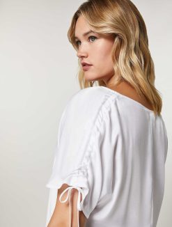 Marina Rinaldi Blouse En Serge De Viscose | Blouses Et Chemises