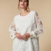 Marina Rinaldi Blouse En Organza Brodee | Blouses Et Chemises