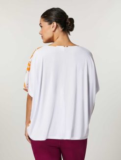 Marina Rinaldi T-Shirt En Jersey De Viscose | Hauts Et T-Shirts