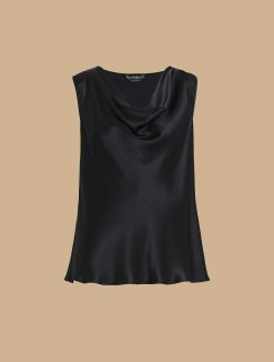 Marina Rinaldi Haut Drape En Satin | Blouses Et Chemises