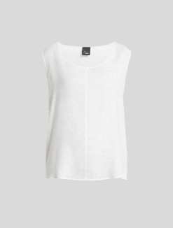 Marina Rinaldi Haut En Toile De Lin | Hauts Et T-Shirts