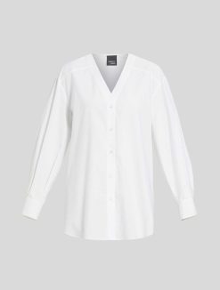 Marina Rinaldi Tunique En Popeline De Coton | Blouses Et Chemises