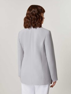 Marina Rinaldi Blazer Crepe Envers Satin | Veste Et Blazers