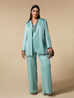 Marina Rinaldi Pantalon Envers En Satin | Pantalon