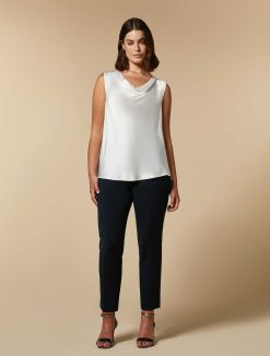 Marina Rinaldi Pantalon Coupe Slim En Triacetate | Pantalon