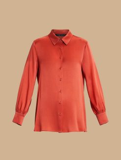 Marina Rinaldi Chemise En Satin | Blouses Et Chemises