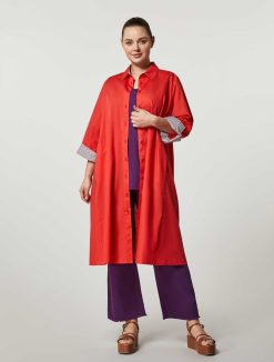 Marina Rinaldi Robe En Popeline De Coton | Robes