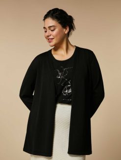 Marina Rinaldi Cardigan En Pure Laine | Tricots