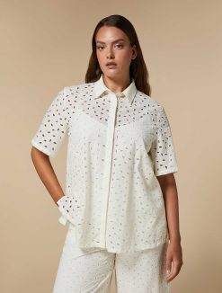 Marina Rinaldi Chemise En Voile De Coton | Blouses Et Chemises