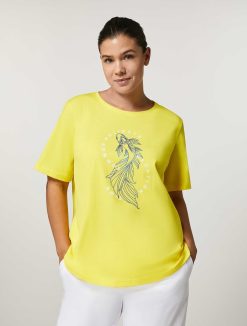 Marina Rinaldi T-Shirt En Cotton | Hauts Et T-Shirts