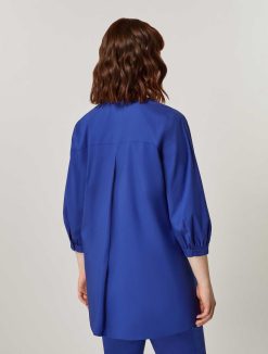 Marina Rinaldi Blouse En Popeline De Coton | Blouses Et Chemises