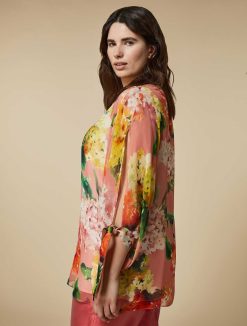 Marina Rinaldi Blouse En Georgette Imprimee | Blouses Et Chemises