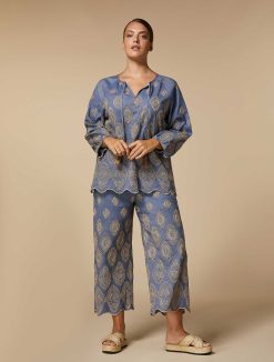 Marina Rinaldi Pantalon Court Brode | Pantalon