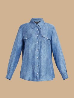 Marina Rinaldi Chemise En Serge De Soie Imprimee | Blouses Et Chemises