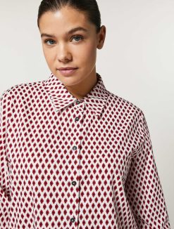 Marina Rinaldi Chemise En Popeline De Coton | Blouses Et Chemises