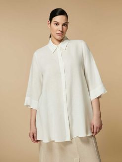 Marina Rinaldi Tunique En Lin | Blouses Et Chemises