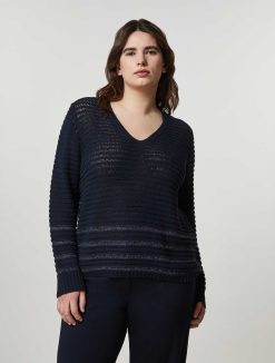 Marina Rinaldi Pull En Tissu Uni | Tricots