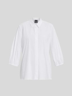 Marina Rinaldi Chemise En Popeline De Coton | Blouses Et Chemises