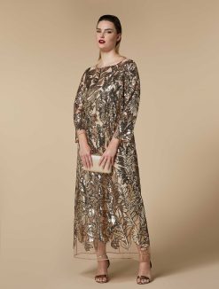 Marina Rinaldi Robe En Tulle A Sequins | Vetements De Ceremonie