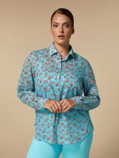 Marina Rinaldi Chemise En Mousseline Imprimee | Blouses Et Chemises