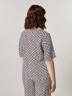 Marina Rinaldi Blouse En Toile De Cupro Et Viscose | Blouses Et Chemises