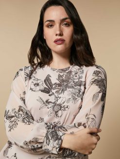 Marina Rinaldi Tunique En Georgette Imprimee | Blouses Et Chemises