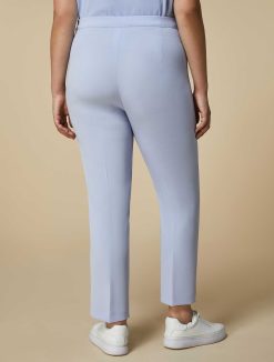 Marina Rinaldi Pantalon Slim En Cady De Triacetate | Essentiel