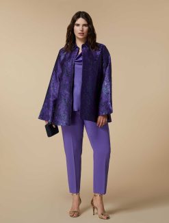 Marina Rinaldi Haut Drape En Satin | Blouses Et Chemises