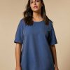 Marina Rinaldi Chemisier Aspect Denim | Blouses Et Chemises