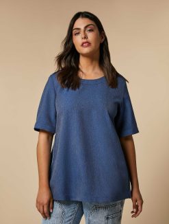 Marina Rinaldi Chemisier Aspect Denim | Blouses Et Chemises