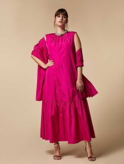 Marina Rinaldi Robe Longue En Taffetas | Robes