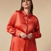 Marina Rinaldi Chemise En Satin | Blouses Et Chemises