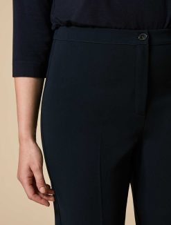 Marina Rinaldi Pantalon Slim En Cady De Triacetate | Pantalon