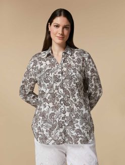 Marina Rinaldi Chemise En Mousseline Imprimee | Blouses Et Chemises