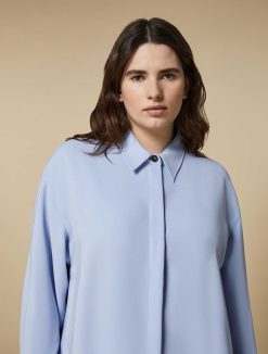 Marina Rinaldi Tunique En Cady Triacetate | Blouses Et Chemises