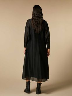 Marina Rinaldi Robe En Voile De Soie Melangee | Robes