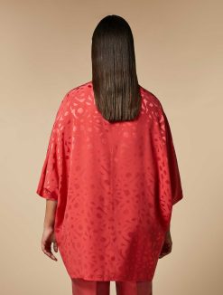 Marina Rinaldi Blouse En Jacquard Ornee De Rubans | Blouses Et Chemises